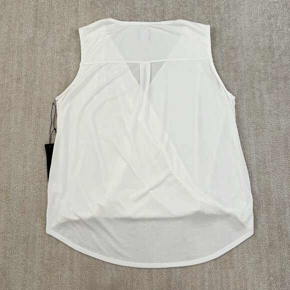 NWT No. 11 Los Angeles White Faux Wrap Hilo Surplice Blouse Top 2X - Picture 4 of 7